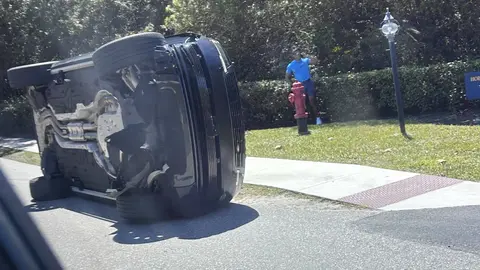 Accidente de Tiger Woods l AP
