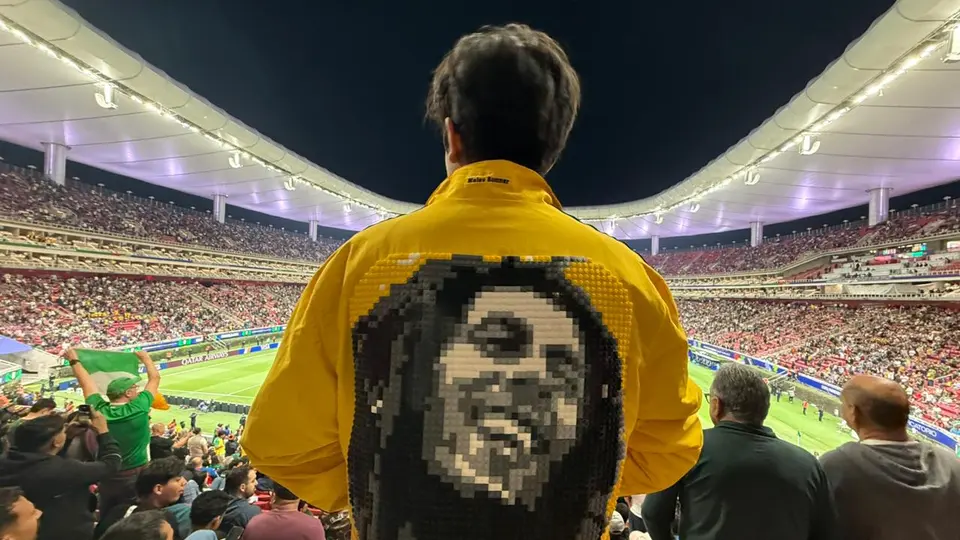Aficionado con playera de Bob Marley | ALFREDO OLIVAREZ