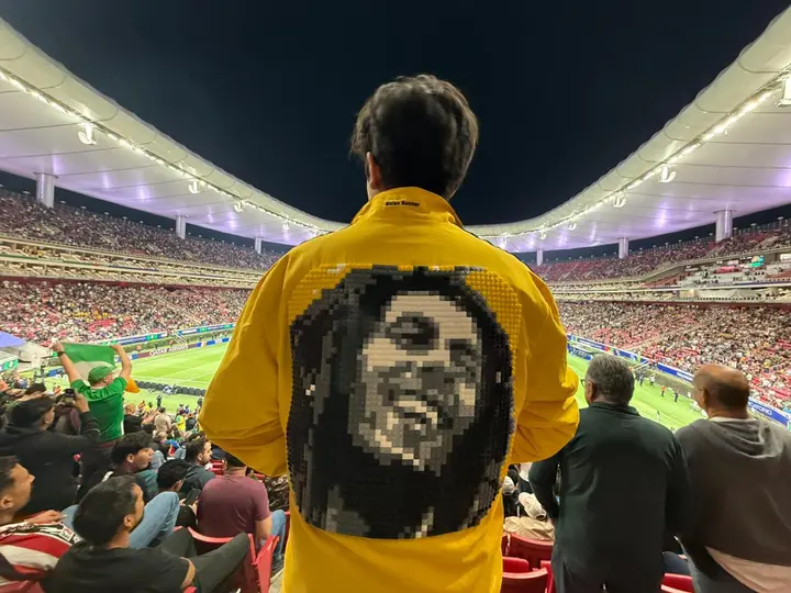Aficionado con playera de Bob Marley | ALFREDO OLIVAREZ