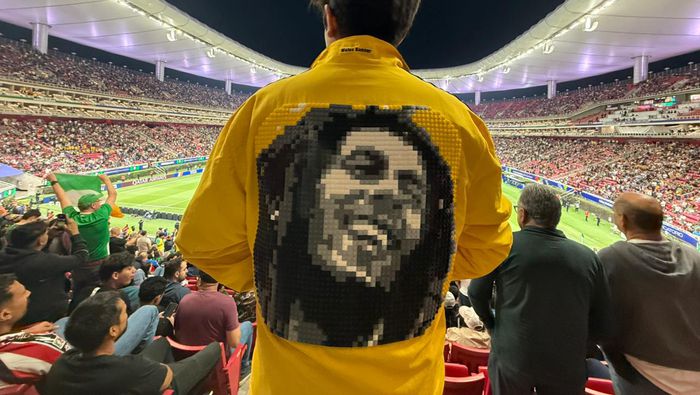 Aficionado con playera de Bob Marley | ALFREDO OLIVAREZ