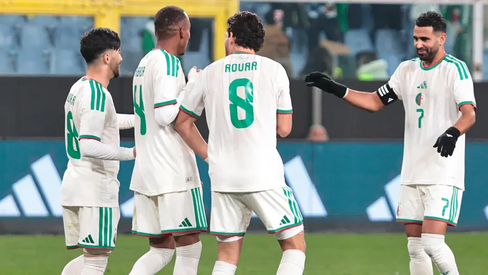 Los argelinos tuvieron seis anotadores diferentes en el partido | IG: @lesverts.faf