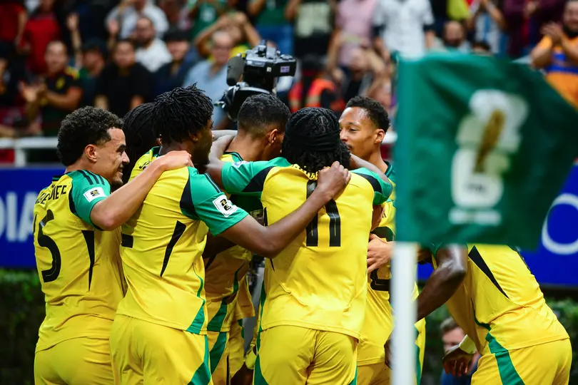 Jamaica celebrando el gol que los acerca al Mundial | MEXSPORT