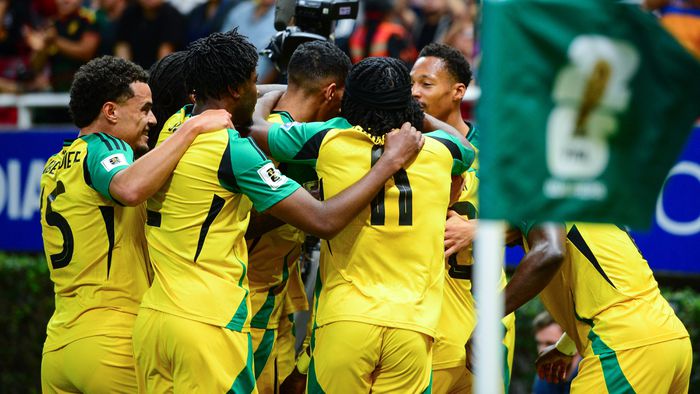 Jamaica celebrando el gol que los acerca al Mundial | MEXSPORT
