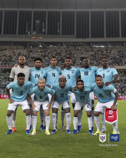Plantilla de Panamá previo a enfrentar a Sudáfrica l X: @fepafut
