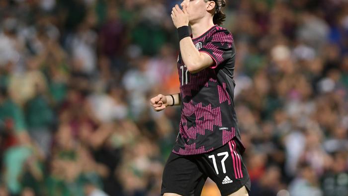 Marcelo Flores con la Selección Mexicana en la Liga de Naciones Concacaf 2022-23 | MEXSPORT