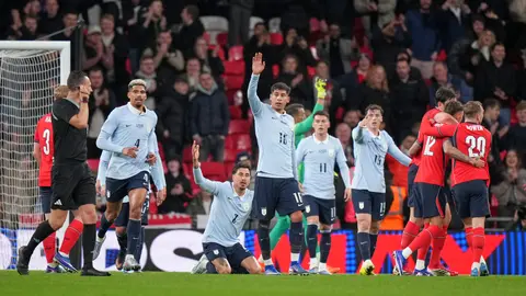 Inglaterra y Uruguay en amistoso previo de Fecha FIFA | AP