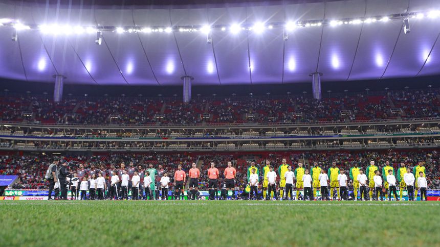 Selecciones de Jamaica y Nueva Caledonia previo a su partido de Repechaje Internacional para el Mundial 2026 | MEXSPORT