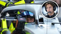 George Russell y Checo Pérez protagonizan ‘tenso’ momento: ‘¿Qué está haciendo este idiota?’
