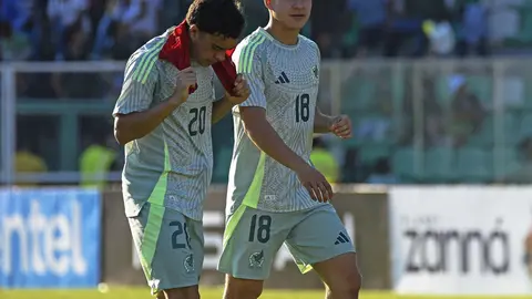 Obed Vargas (derecha) e Iker Fimbres (izquierda) en el Mundial Sub20 de 2025 l MEXSPORT