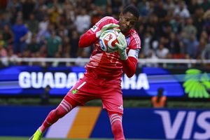 Andre Blake en el partido de Jamaica contra Nueva Caledonia en el Repechaje Internacional rumbo al Mundial 2026 | MEXSPORT