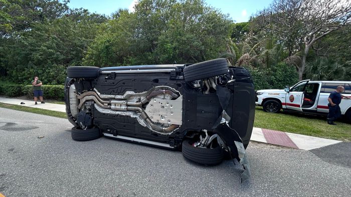 Automovil de Tiger Woods l AP