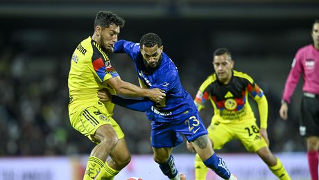 Jugadores de América contra Pumas en el Clausura 2026 de la Liga Mx | IMAGO 7