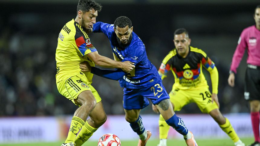 Jugadores de América contra Pumas en el Clausura 2026 de la Liga Mx | IMAGO 7