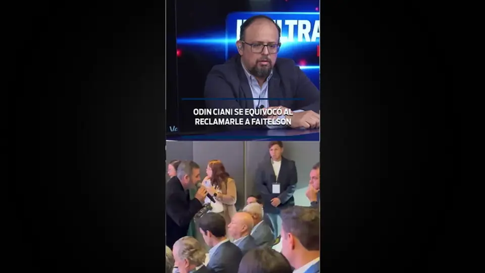 Odin Ciani se equivocó al reclamarle a Faitelson