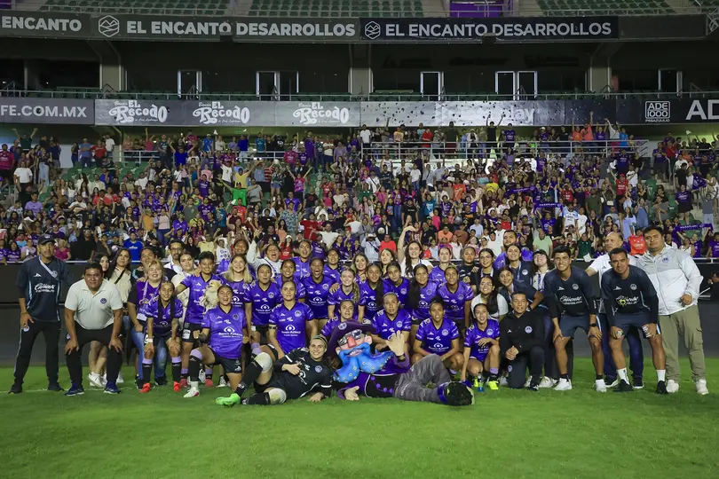 Jugadoras de Mazatlán en su último partido en El Encanto en el Clausura 2026 de la Liga MX Femenil | IMAGO 7