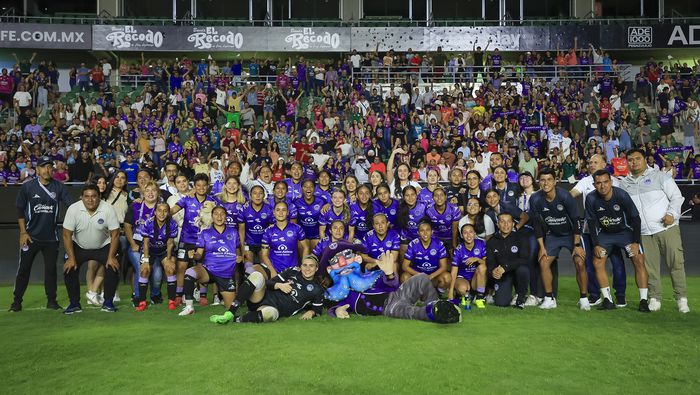 Jugadoras de Mazatlán en su último partido en El Encanto en el Clausura 2026 de la Liga MX Femenil | IMAGO 7
