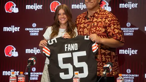 Spencer Fano, liniero de Cleveland Browns | AP
