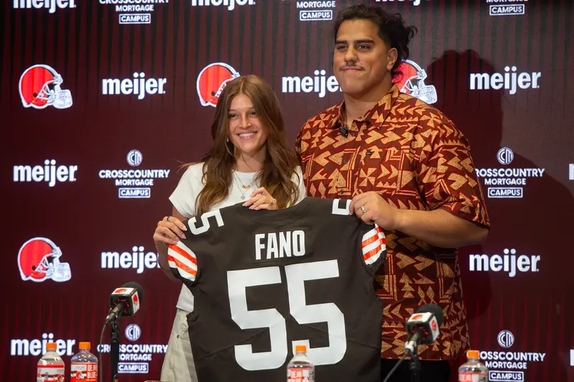 Spencer Fano, liniero de Cleveland Browns | AP