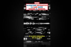 Algoritmo matemático predice al Campeón del Mundial 2026