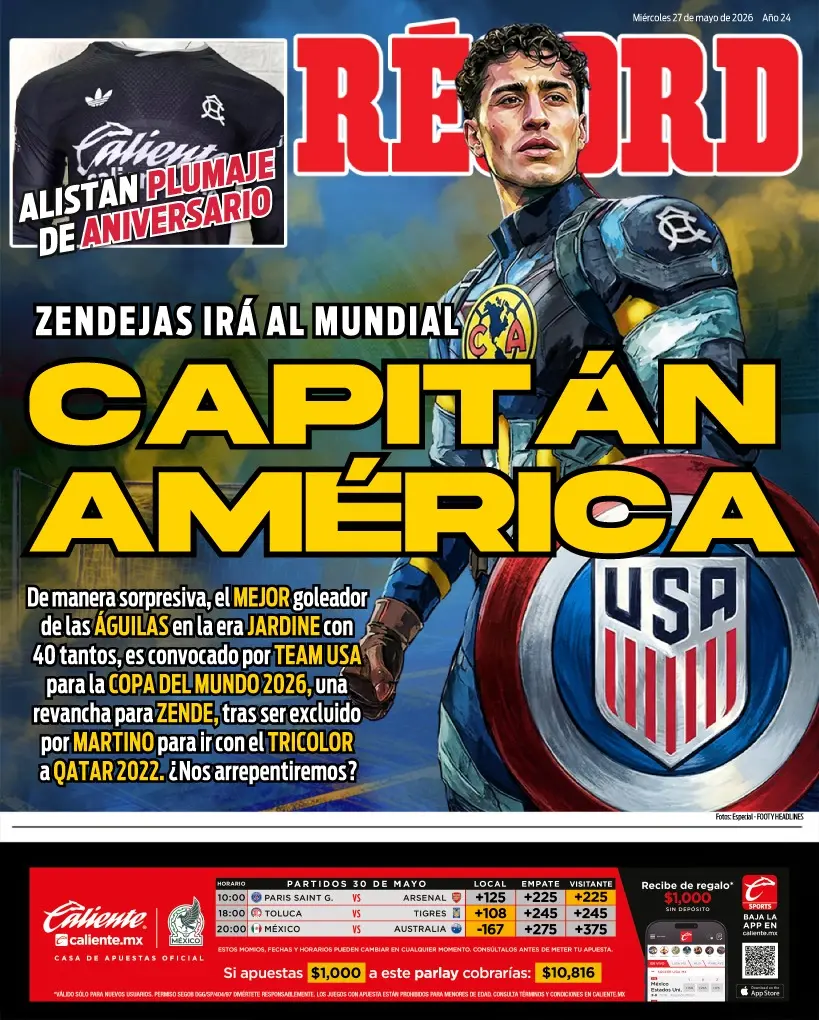 Portada RÉCORD 27 mayo 2026