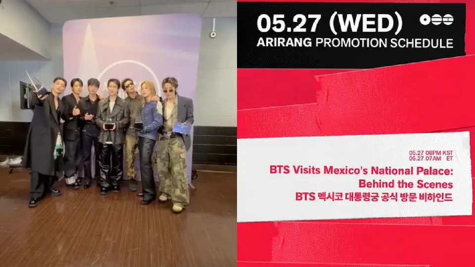 Este 27 de mayo se lanzará el material inédito con escenas detrás de cámaras de su experiencia en México / IG: @bts.bighitofficial