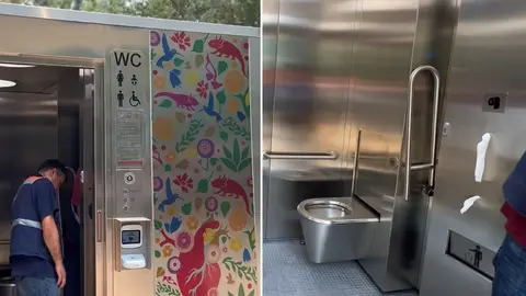 Mundial CDMX 2026: Así serán los baños públicos que instalarán en calles principales VIDEO