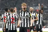 Anthony Gordon en celebración con Newcastle en la Premier League |AP