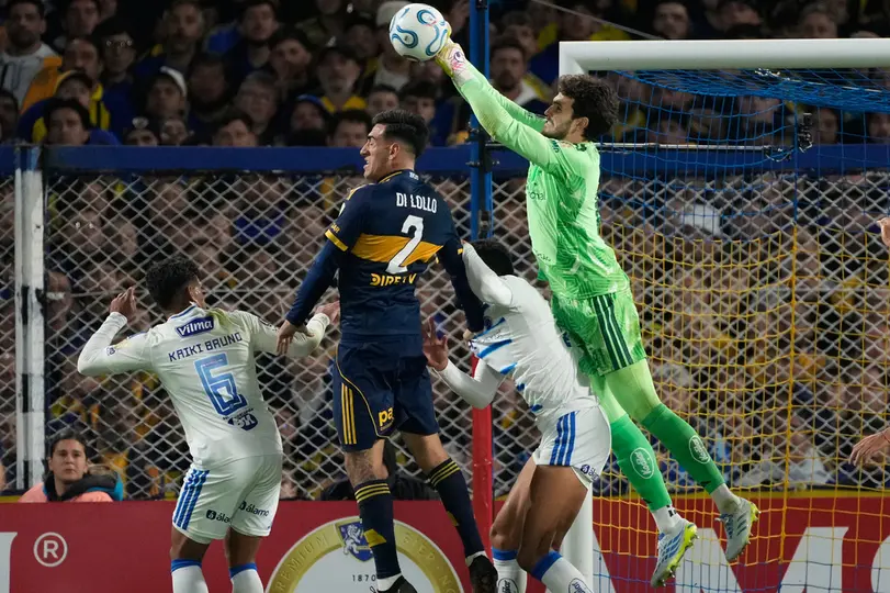 Boca Juniors contra Cruzeiro en la Copa Libertadores | AP