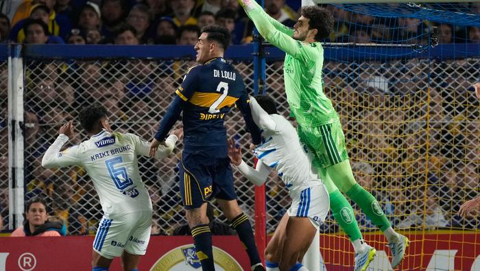 Boca Juniors contra Cruzeiro en la Copa Libertadores | AP