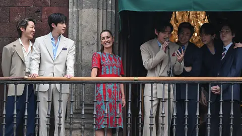 El pasado 6 de mayo, BTS visitó Palacio Nacional como parte de sus actividades en la Ciudad de México / Especial