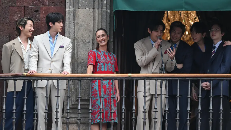 El pasado 6 de mayo, BTS visitó Palacio Nacional como parte de sus actividades en la Ciudad de México / Especial