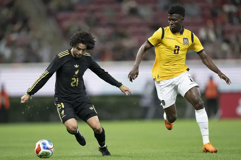 César Huerta con la Selección Mexicana en amistoso contra Ecuador | IMAGO 7
