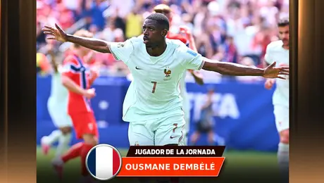 La Figura de la jornada: Ousmane Dembélé firma Hat-Trick con Francia
