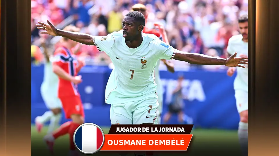 La Figura de la jornada: Ousmane Dembélé firma Hat-Trick con Francia
