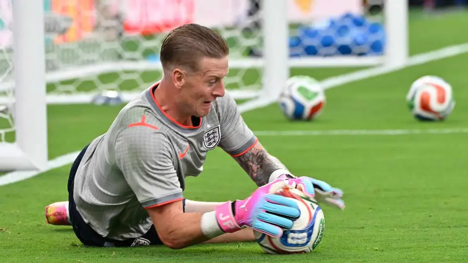 Pickford, en el calentamiento previo del Inglaterra vs Panamá | MEXSPORT