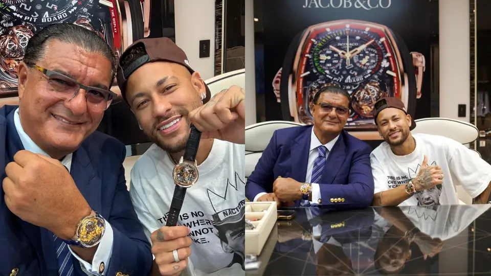Neymar compra lujoso reloj | IG: jacobarabo