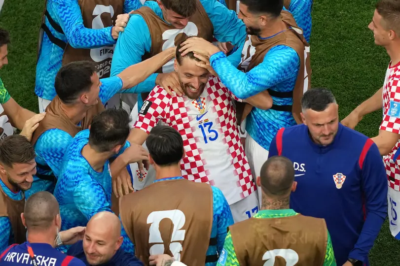 Nikola Vlašić, jugador de Croacia | AP