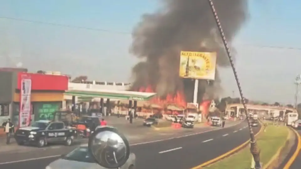 Las llamas y el humo se podían ver desde varios kilómetros a la redonda / Especial