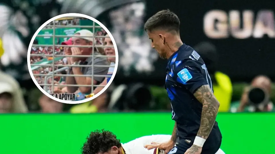 Emilio Azcárraga estuvo presente en el Uruguay vs España para apoyar a Brian Rodríguez