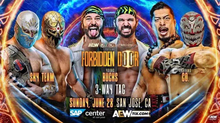 Sky Team (Místico y Máscara Dorada) vs Young Bucks vs Unbound Co (Titán y Shingo Takagi) | CAPTURA