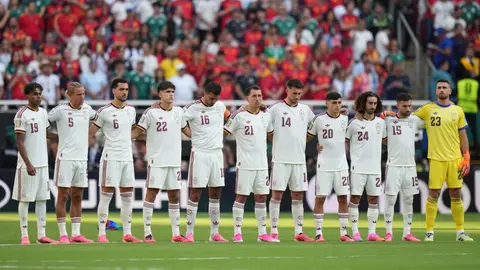 España antes de enfrentar a Uruguay en el Mundial | AP