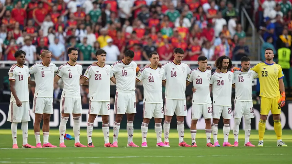 España antes de enfrentar a Uruguay en el Mundial | AP