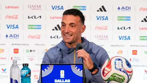 Lionel Scaloni, entrenador de Argentina | AP