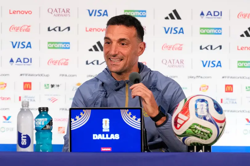 Lionel Scaloni, entrenador de Argentina | AP