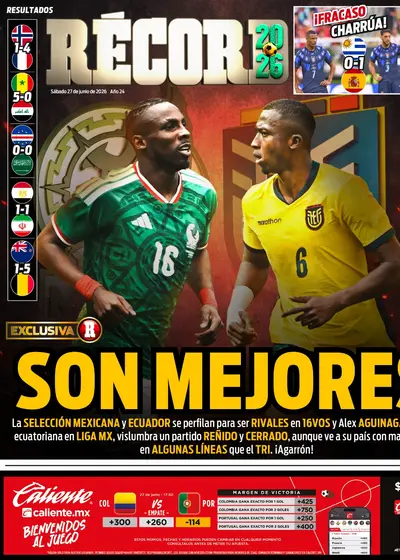 Portada RÉCORD 27 de junio de 2026
