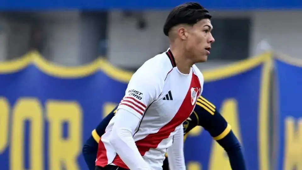 Brian Gutiérrez con River Plate | CAPTURA DE PANTALLA