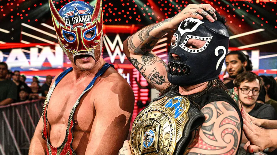 El Grande Americano y Dominik Mysterio l wwe.com