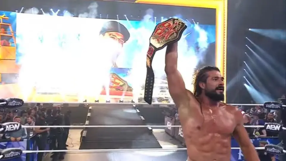 ¡Por fin! Andrade conquista su primer campeonato en AEW tras vencer a Mark Davis
