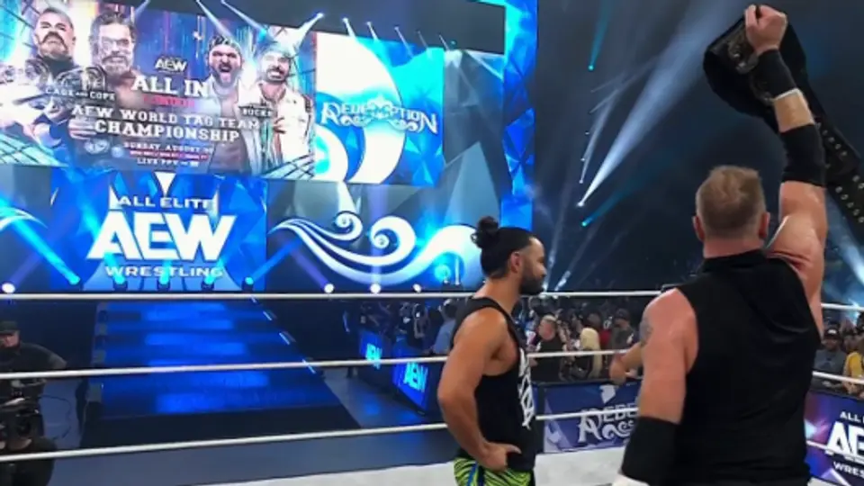 Adam Copeland y Christian Cage vs. The Young Bucks en ALL IN | AEW