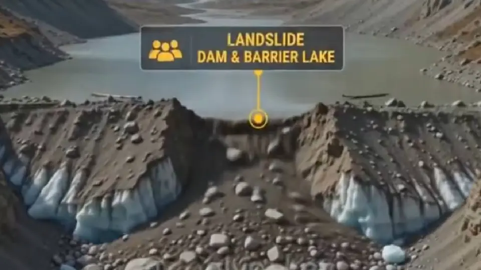 Explicación del colapso en el glaciar, situación que generó el desastre en Nepal y Tíbet / Captura de pantalla